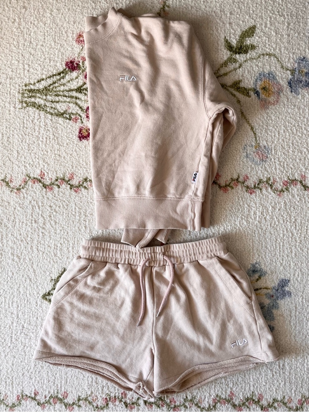 FILA Sweater and Short Set